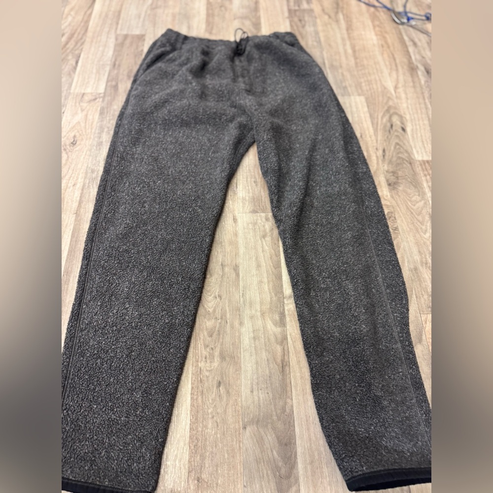 Abercrombie & Fitch Fleece Lounge Jogger Pants – Gray Cozy Relaxed Fit‎ Size M